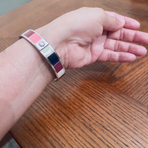 COACH Legacy Stripe Bangle Bracelet - Picture 5 of 7